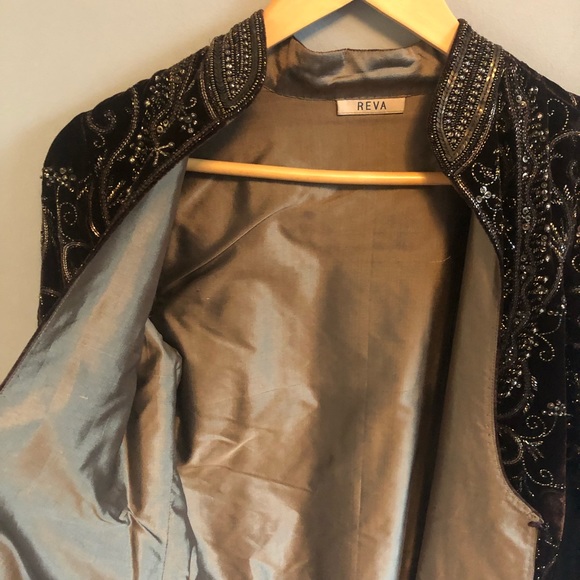 Gorgeous Indian Beaded Coat and Dress - Picture 6 of 9